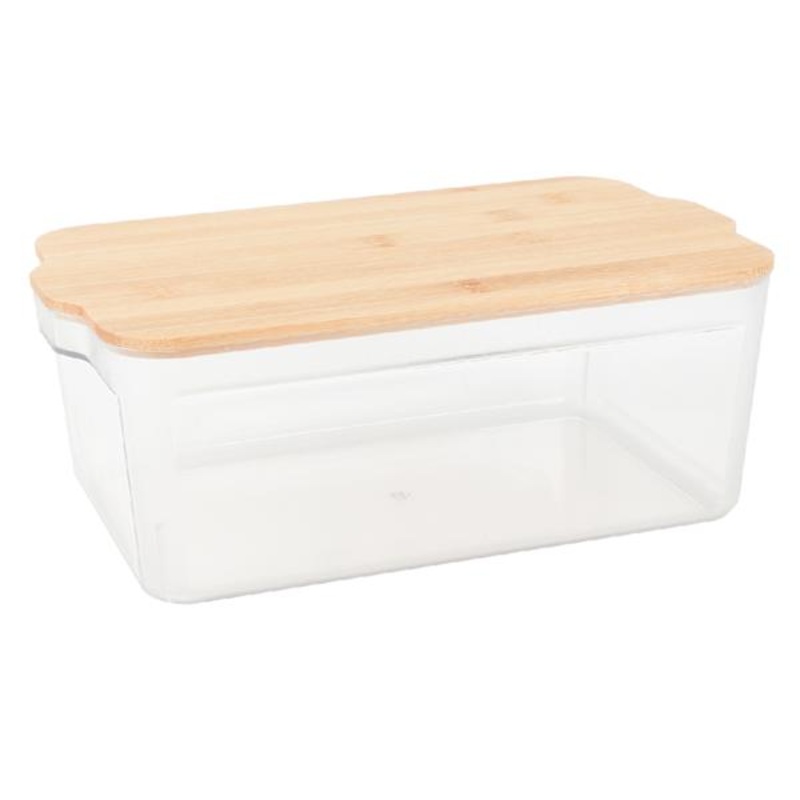 Pantry Bin with Bamboo Lid, Small