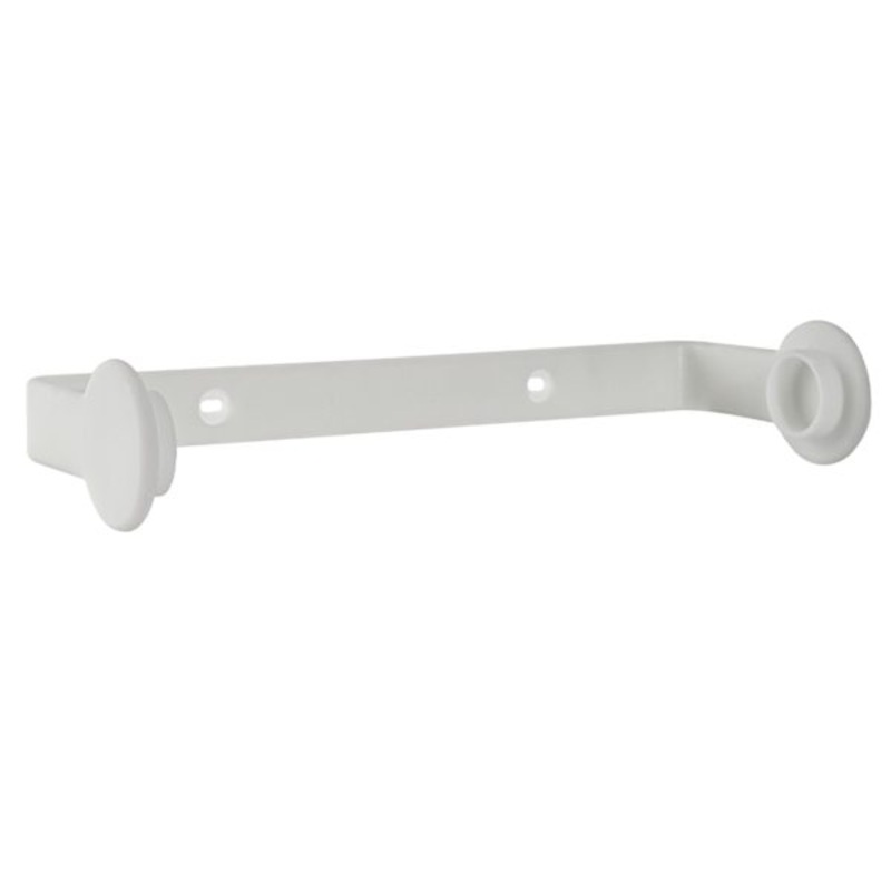 White Metal Wall Mount Paper Towel Holder