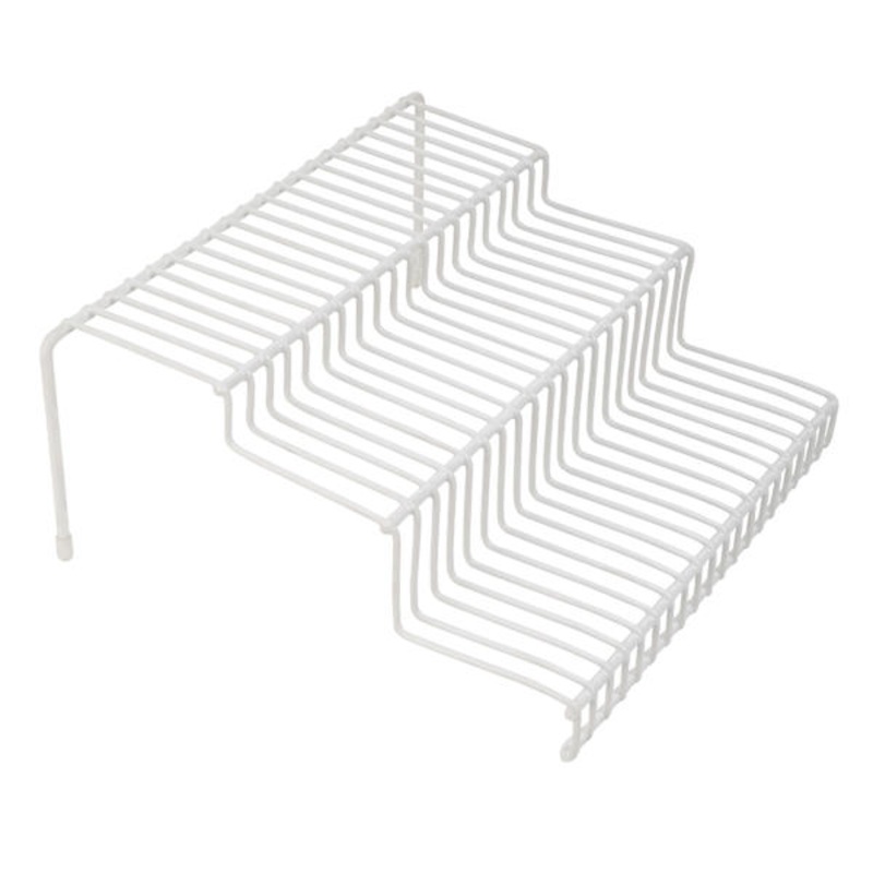 3-Tier White Wire Spice Rack