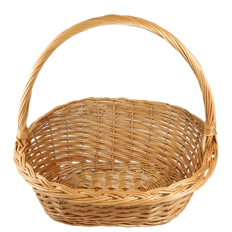 EDESMA gift basket wicker basket gift basket/size 3 (42 x 18/40 x 32 cm)