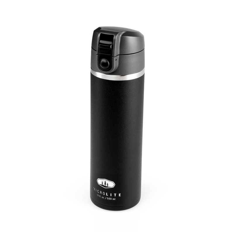 GSI Outdoors Adult Unisex Microlite FLIP 500 Black thermos flask black (black) one size