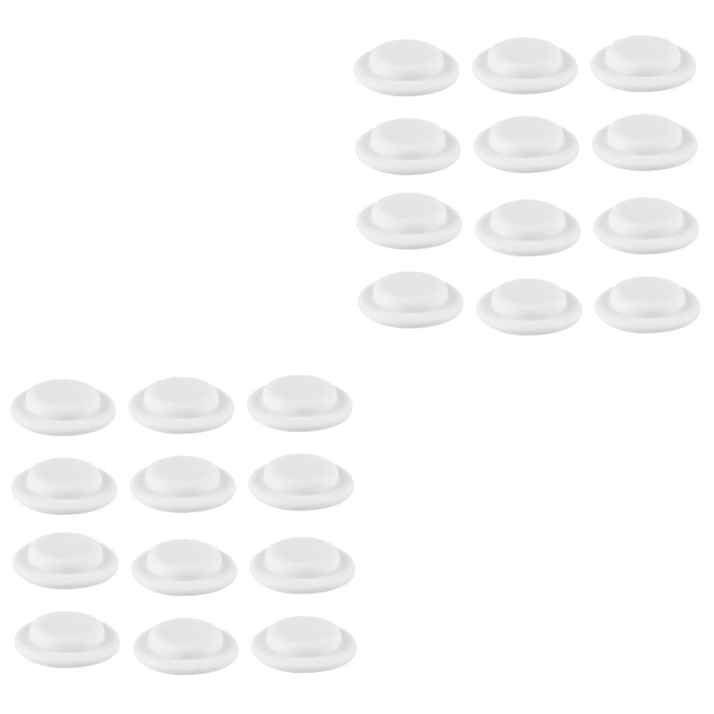 ifundom 2 Sets 12pcs Milk Storage Cup Seal Sealing Lids for Gasket Lids Sealing Inserts Washer Sealing Rings Wide Neck Bottle Disc Bottles White Food Grade Silicone Bottle Cap Formula Whitex2pcs 5x5cmx2pcs