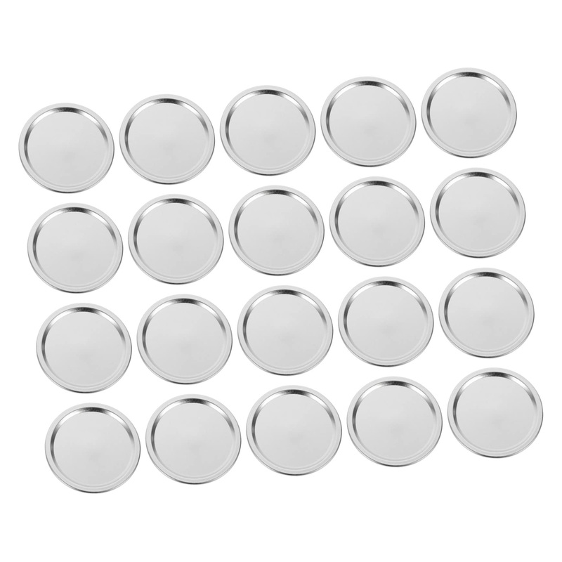 MAGICLULU 40 Pcs Mason Jar Caps Canning Lids Canning Jar Caps Canning Jar Closures Mason Jar Lids Dishwasher-safe Jar Lids Split Type Can Lid Supplies Sealing Cap Bottle Cap Iron