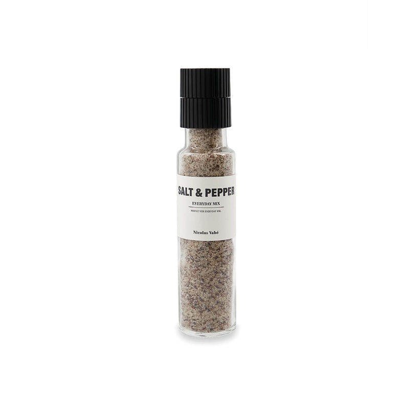 Nicolas Vahe Salz-Pfeffer mixture |Ceramic salt & pepper mill |Danish design with gourmet flair salt and pepper everyday mix