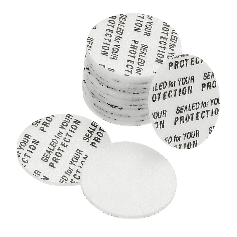 PATIKIL 18mm/0.71″ Foam Lid Liner 100 Pack PS Foam Resistant Tamper Pressure Sensitive Seal for Bottle Cap Liners Seals
