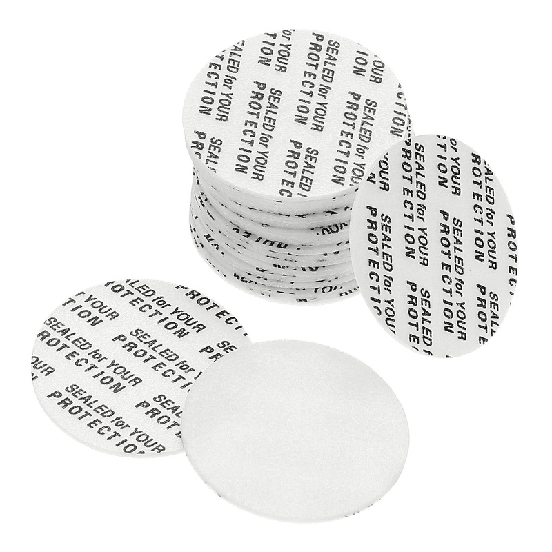 PATIKIL 27mm/1.06″ Foam Lid Liner 100Pack PS Foam Resistant Tamper Pressure Sensitive Seal for Bottle Cap Liners Seals