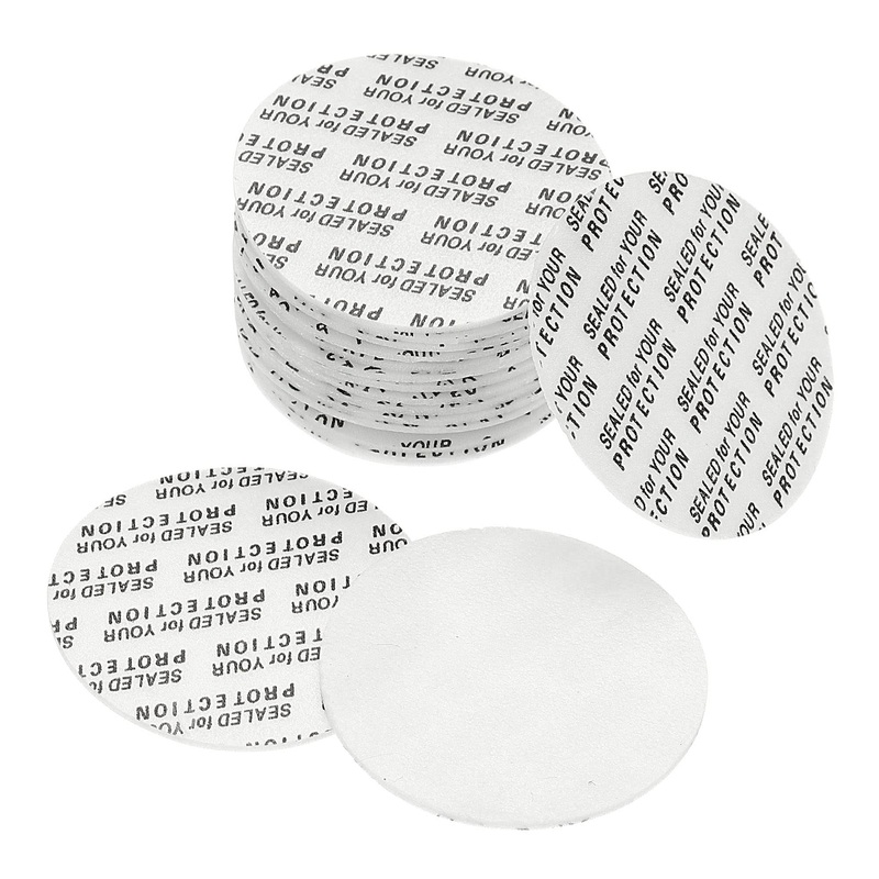 PATIKIL 35mm/1.38″ Foam Lid Liner 100Pack PS Foam Resistant Tamper Pressure Sensitive Seal for Bottle Cap Liners Seals
