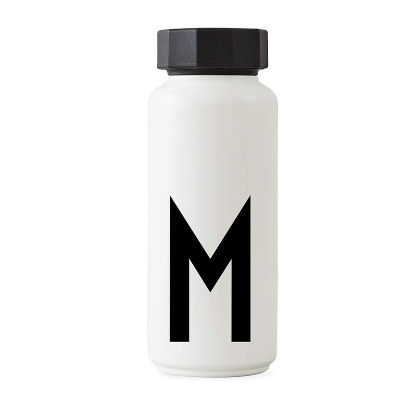 Personal Thermo/Insulated Bottle A-Z M White