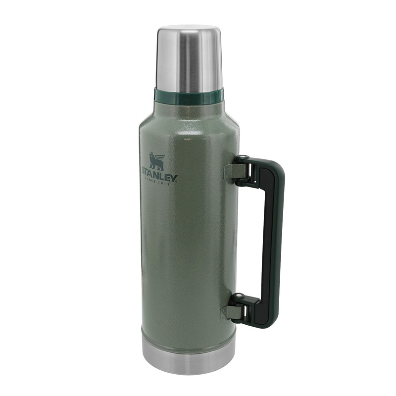 Stanley Classic Legendary Thermos bottle 1.9l – Thermos lasts 45 hours hot or cold – stainless steel thermoskanne – BPA -free – dishwasher -safe – hammertone green 1.9l hammertone green