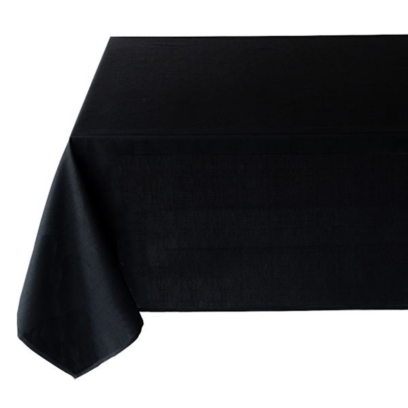 Basics Solid Black Tablecloth, 60×84