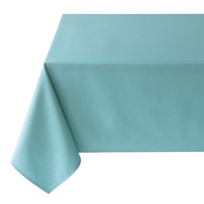 Basics Solid Cameo Blue Tablecloth, 60×104