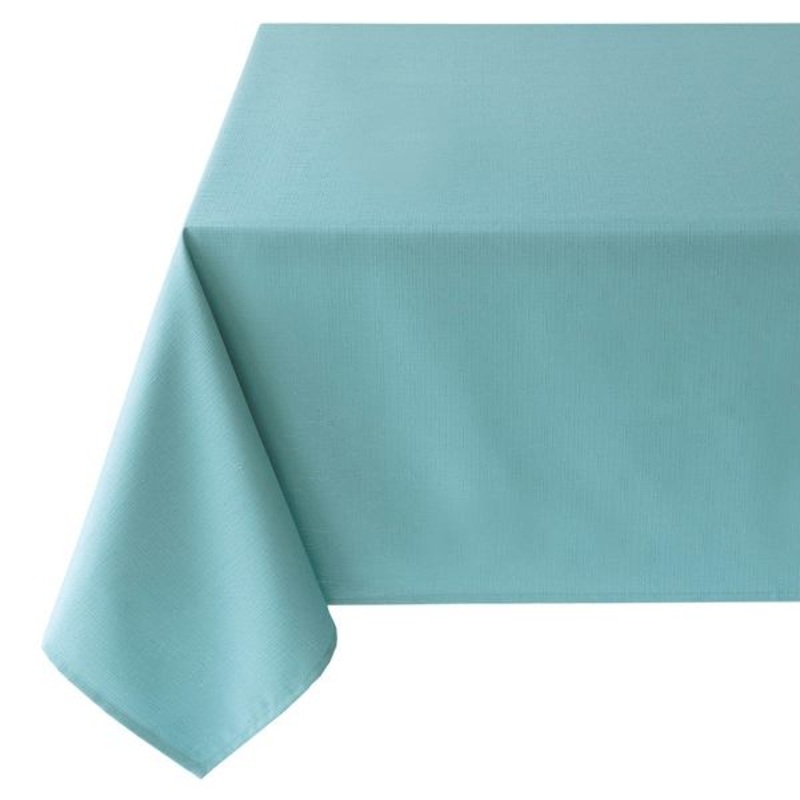 Basics Solid Cameo Blue Tablecloth, 60×84