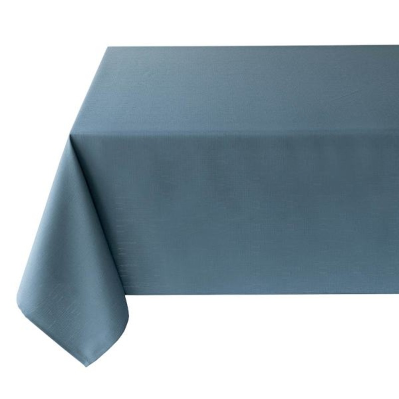 Basics Solid French Blue Tablecloth, 60×104