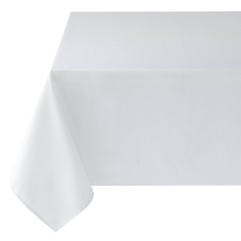 Basics Solid White Tablecloth, 60×104