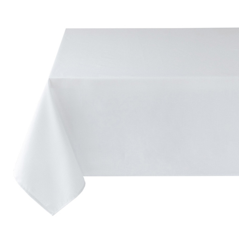Basics Solid White Tablecloth, 60×120
