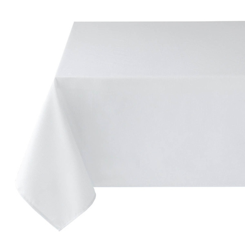 Basics Solid White Tablecloth, 60×84