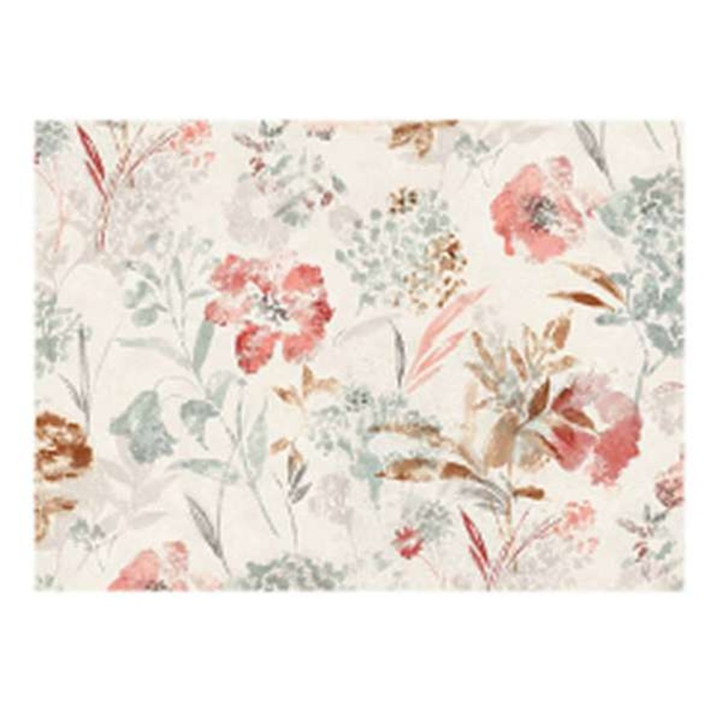 Coral Floral Fields Easy Care Tablecloth, 60×84