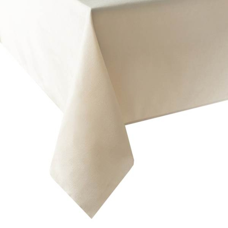 Faro Ivory Tablecloth, 60×104