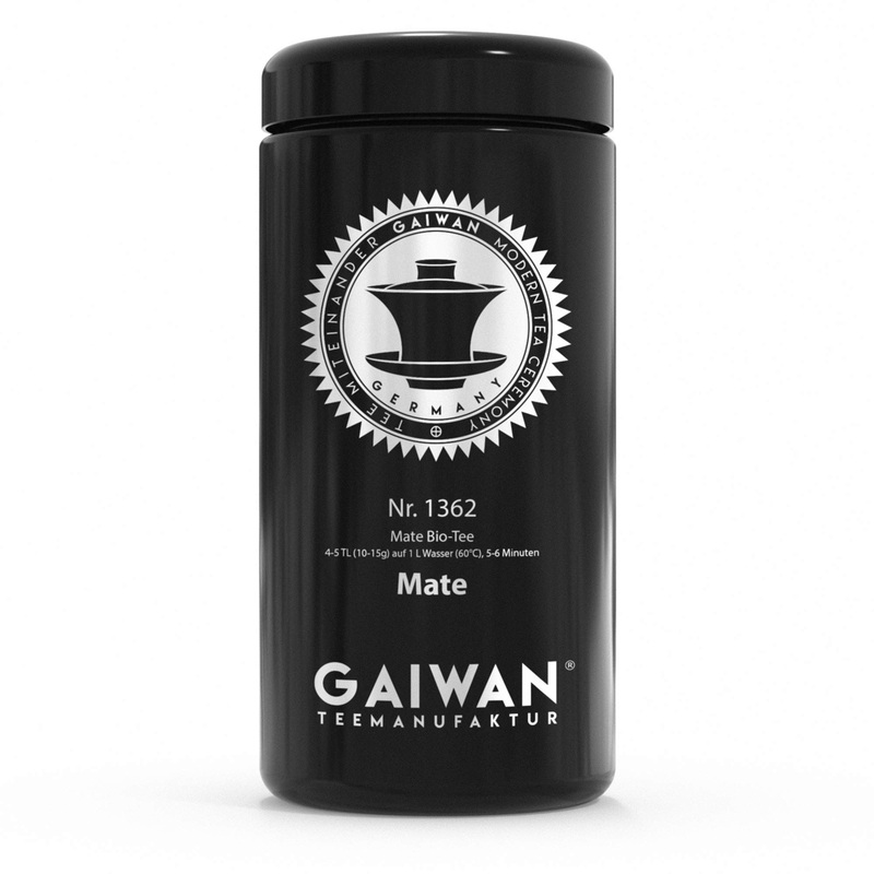 Large Glass Tea Caddy for Loose Tea Black Airtight 250g 500g 1000g Labeled for Tea No. 1362 by GAIWAN