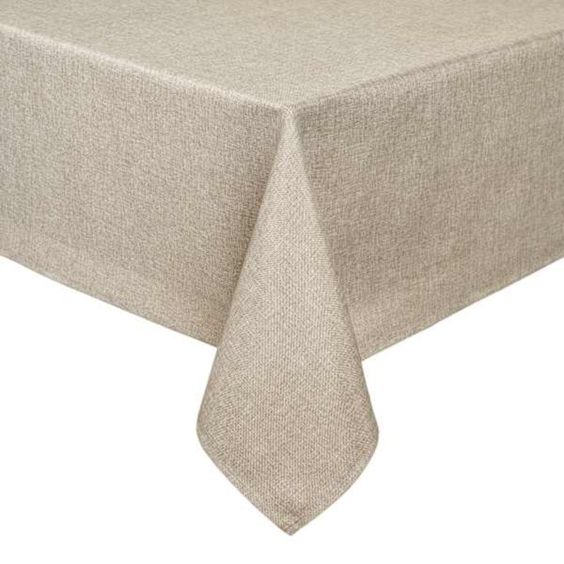 Leigh Taupe Tablecloth, 60×120