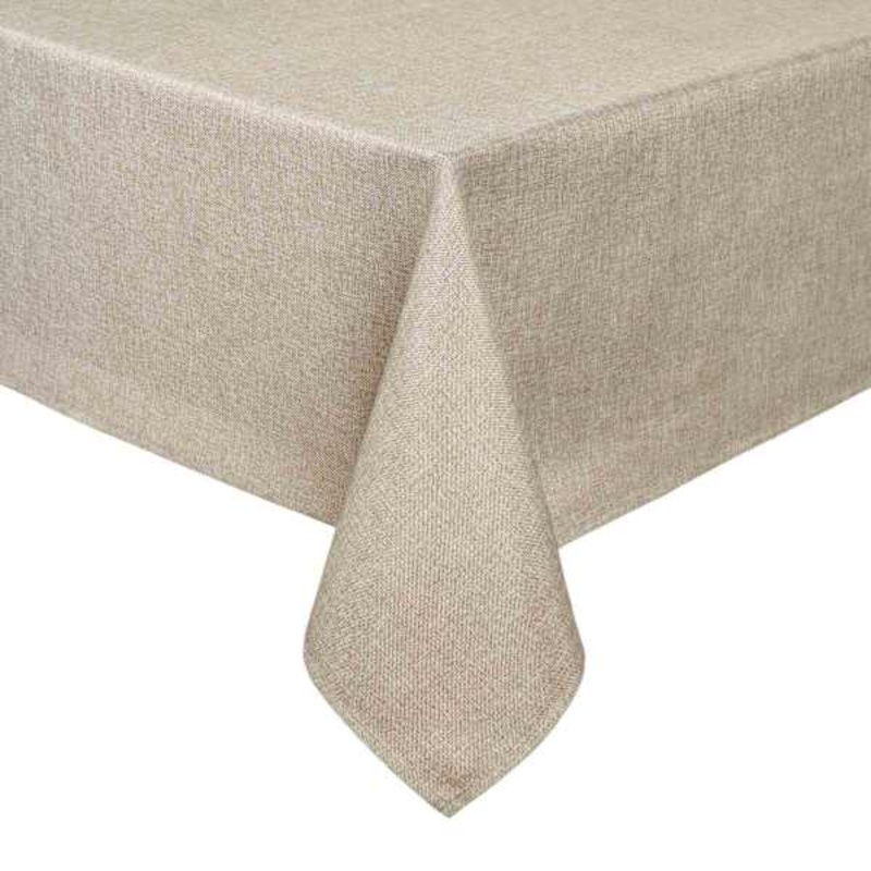 Leigh Taupe Tablecloth, 60×84