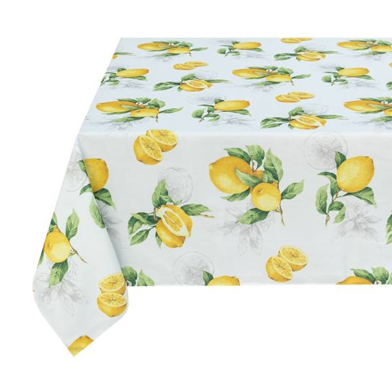 Limoncello Printed Spill-Proof Tablecloth, 60×104