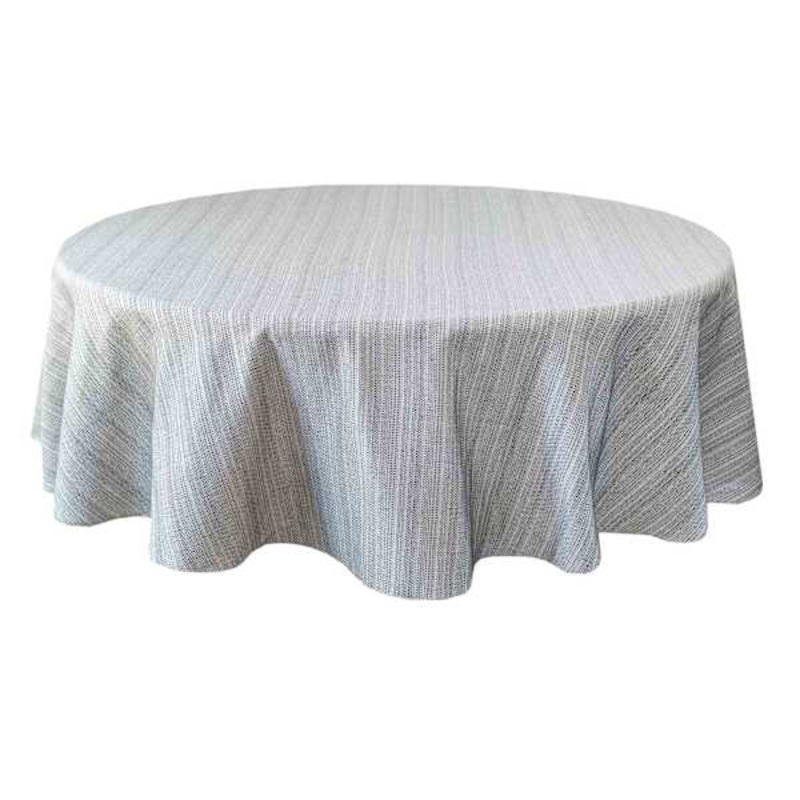 Millennium Round Black Tablecloth, 70″