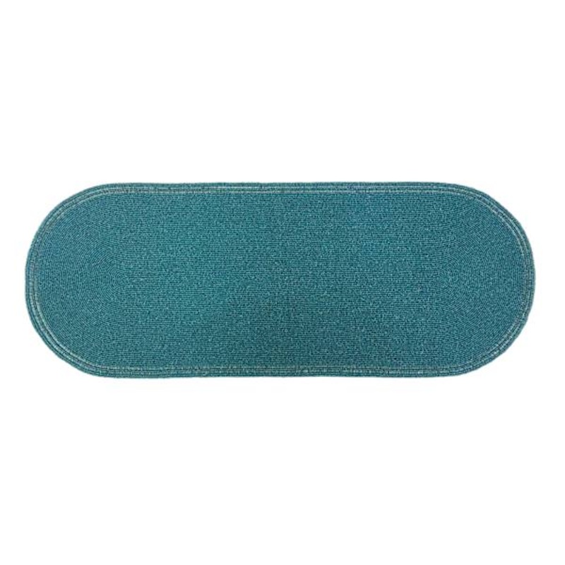 Teal Beaded Table Runner, 36″