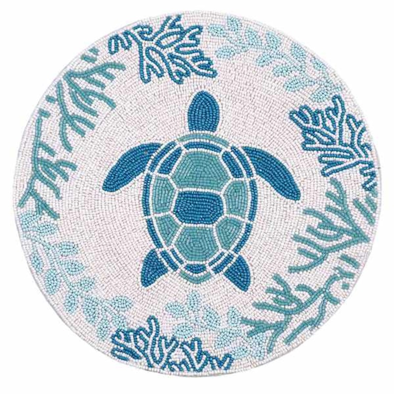 Turtle Fully Beaded Placemat