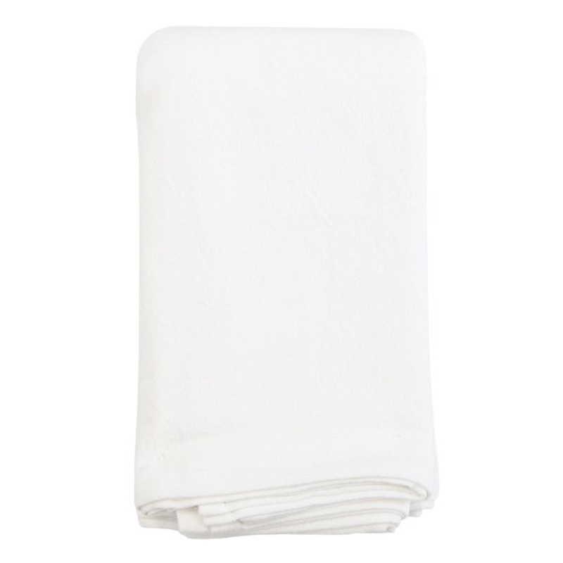White 100% Cotton Tablecloth, 60×84