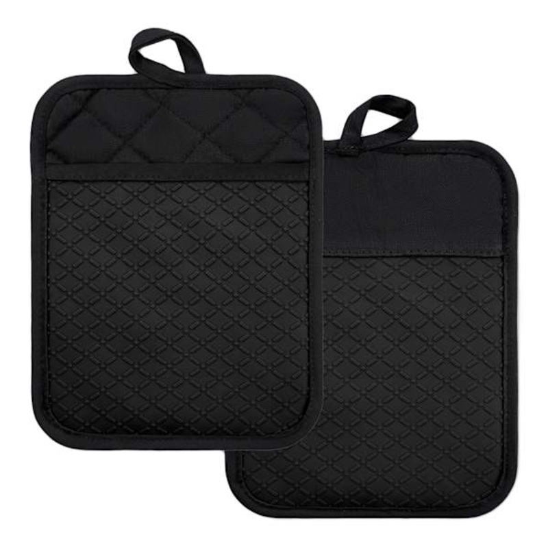 Black Silicone Pot Holder