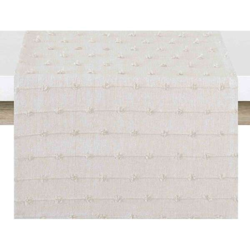 Caterina Woven Linen Table Runner, 14×72