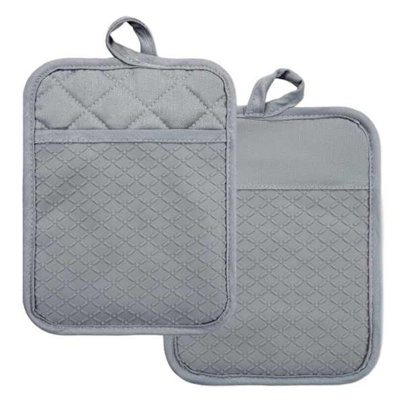 Grey Silicone Pot Holder