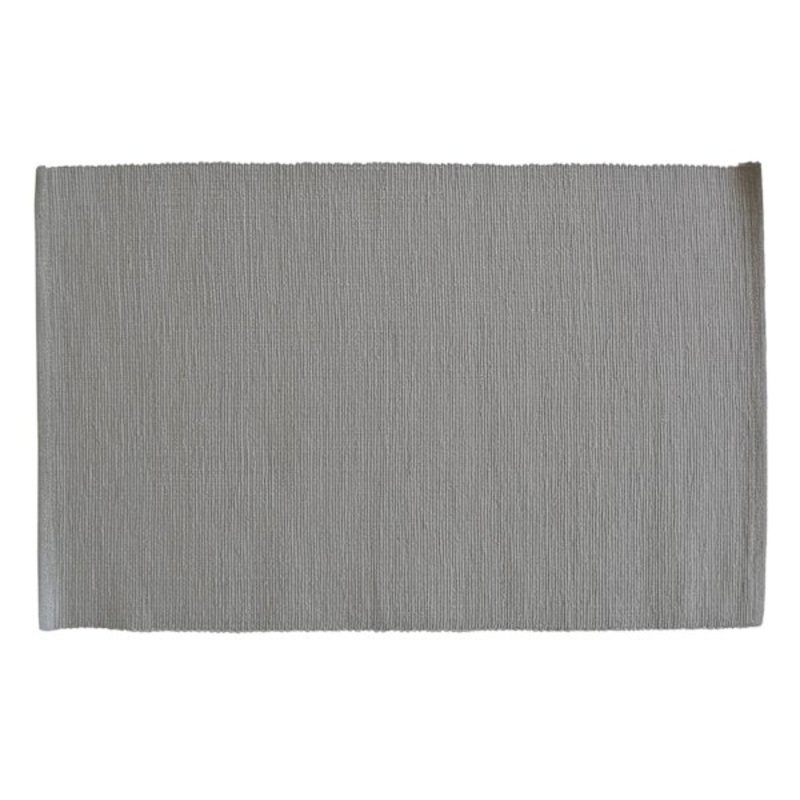 Set of 4 Grey Ribbed Placemats