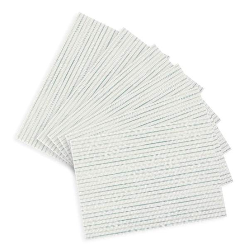 Set of 6 Ciclo Marine Blue Woven Vinyl Placemats, 13×18