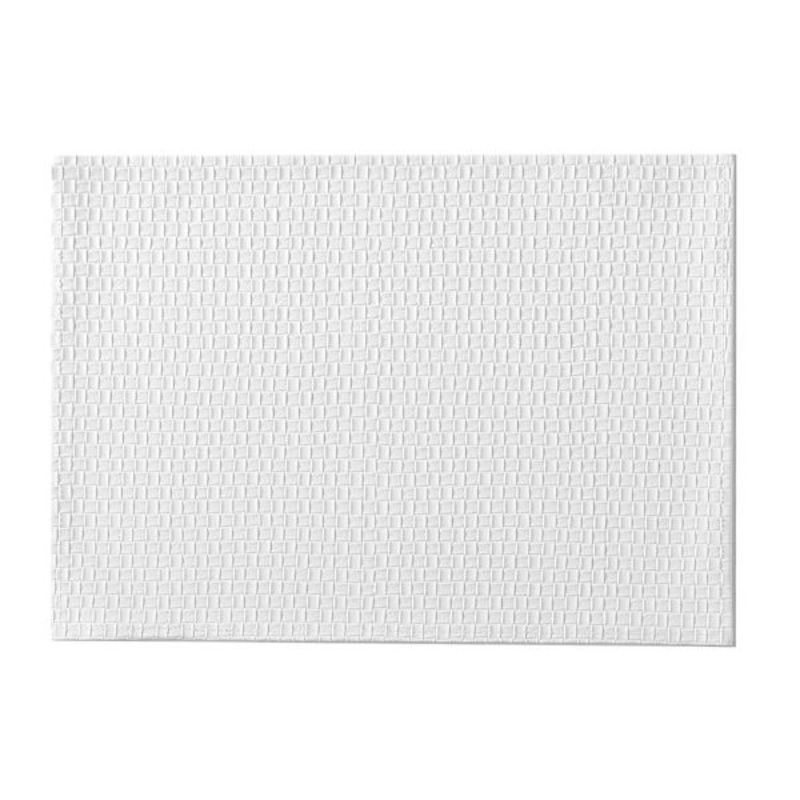 Allegro White Faux Leather Placemat, 13×18