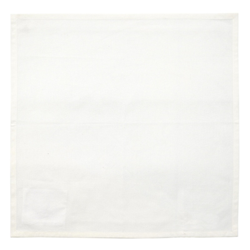 Crosby St. Set of 4 Solid White Cloth Napkins