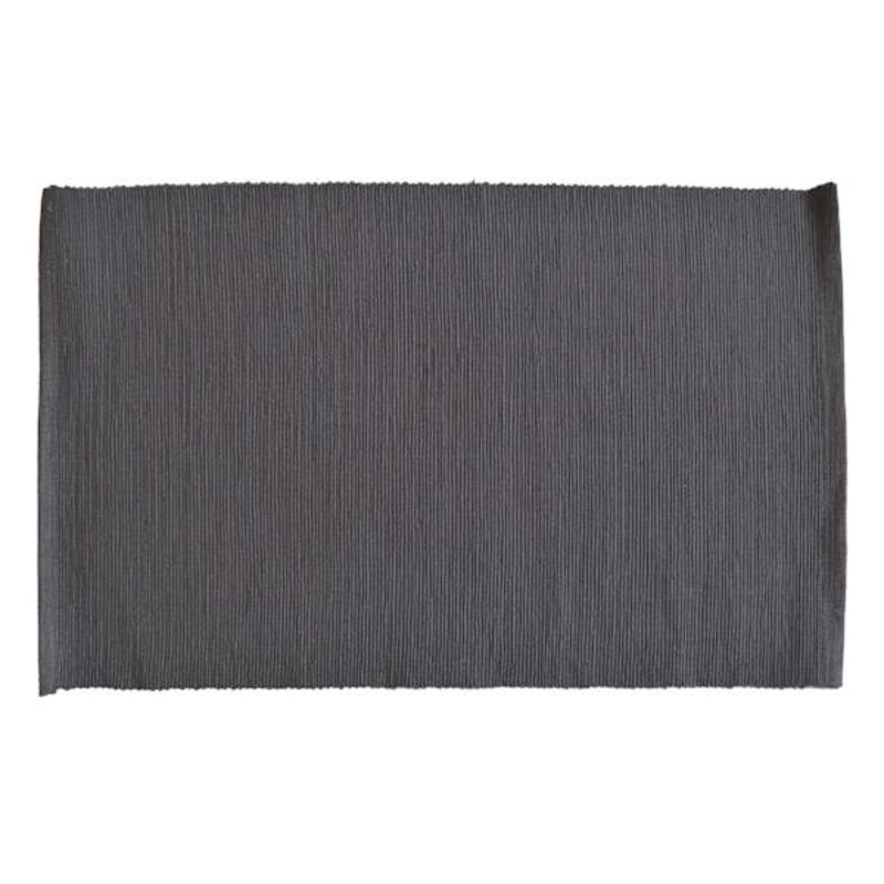 Dark Grey Ribbed Placemats