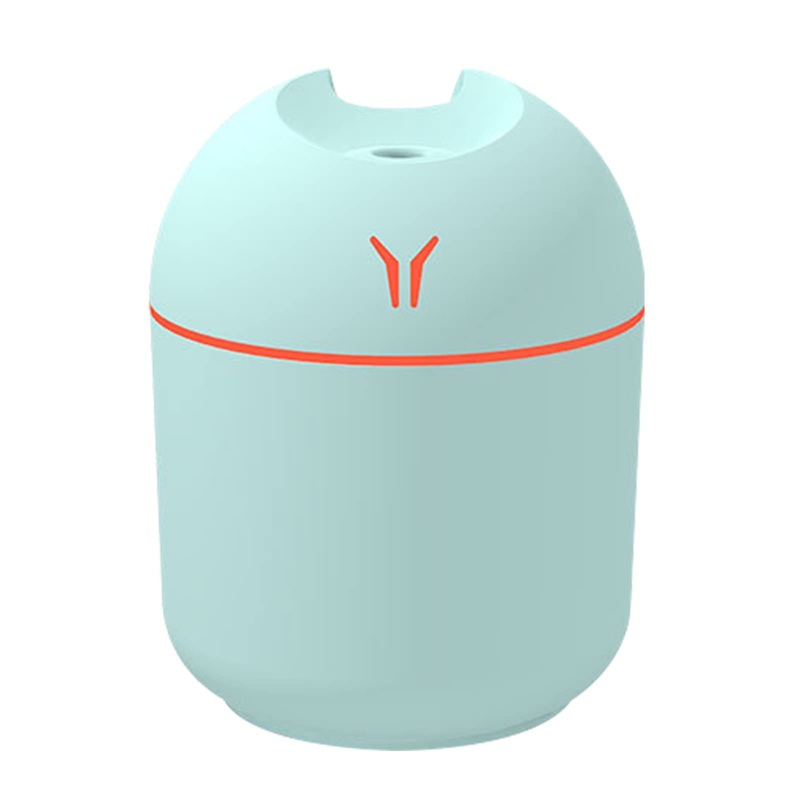 Mini Humidifier For Bedroom Car Humidifiers With Colorful Night Light Portable Small Room Humidifier Usb Desktop Air Humidifier Essential Oil Diffuser Car Purifier Aroma Anion Mist Maker One Size 2-blue