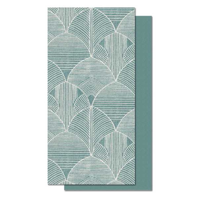 Set of 2 Ginkgo Print Kitchen Towels