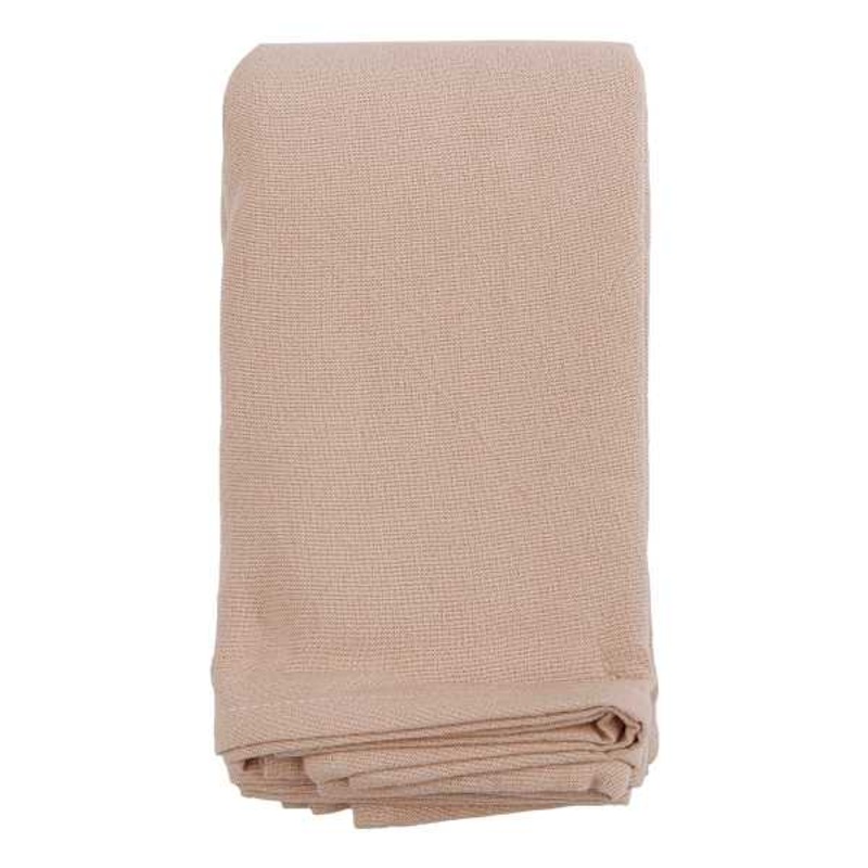 Set of 4 Rose Linen-Like Cotton Napkins, 18″