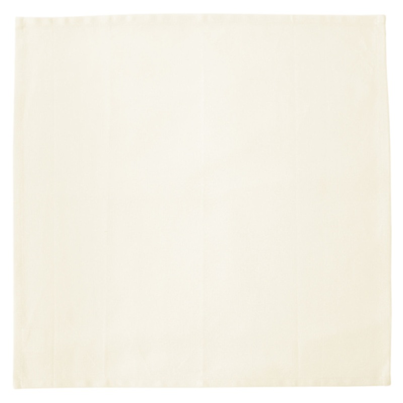 Set of 8 Yellow Twill Cloth Napkins