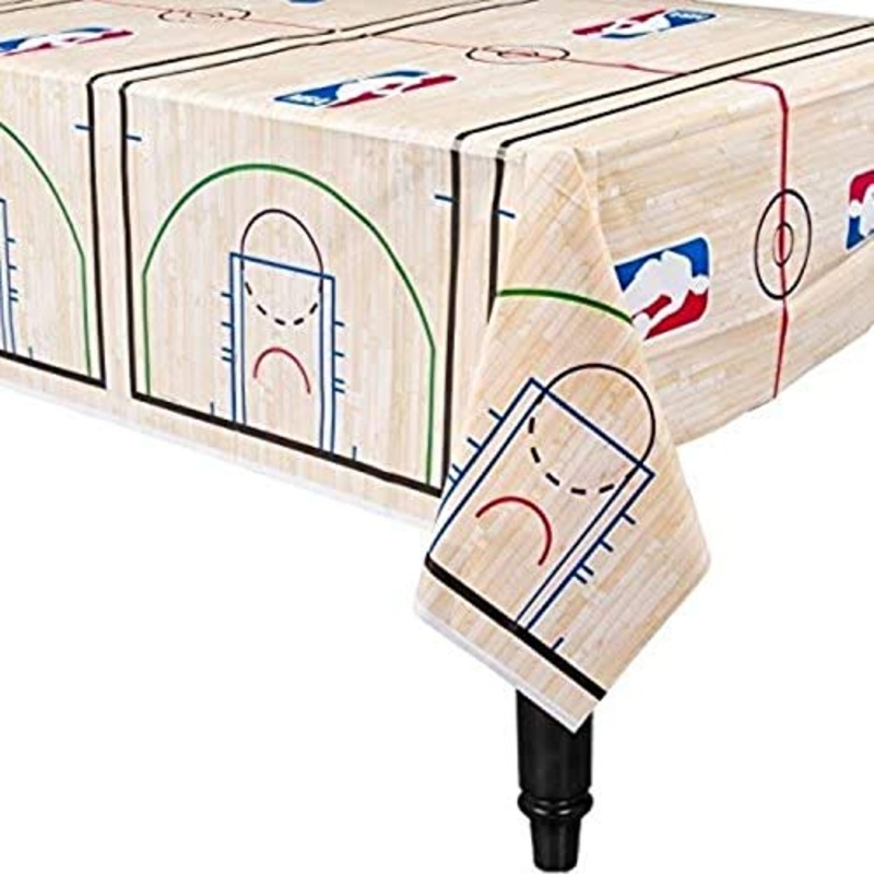 Spalding Basketball Table Cover – 54″ x 102″, 1 Pc