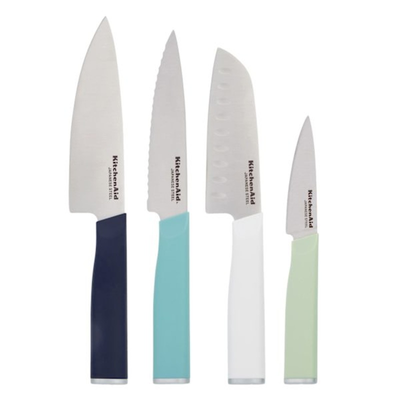 4-Piece Classic Chef Knife Set, Assorted Colors
