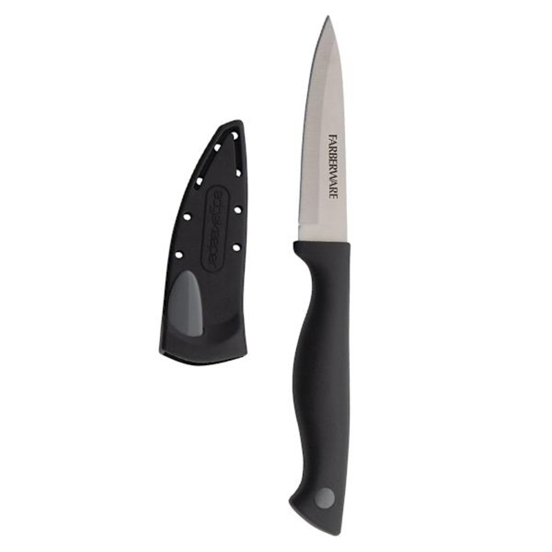 Edgekeeper Black Paring Knife, 3.5″
