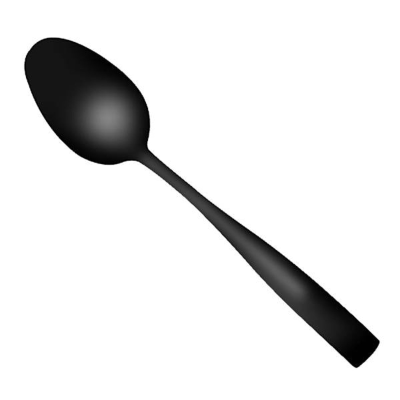 Percy Dinner Spoon, Satin Black