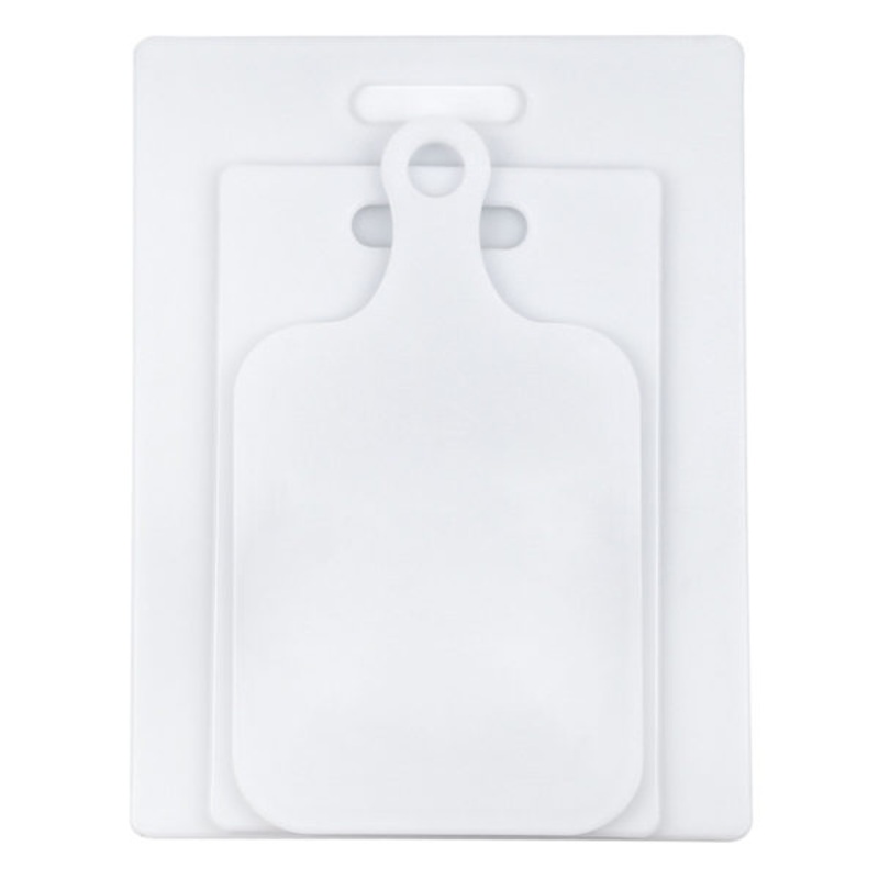 3-Piece Poly Cutting Board Set