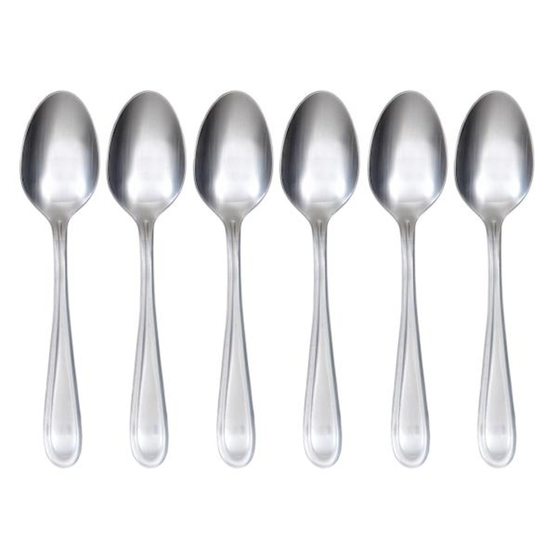6-Piece Malibu Satin Dinner Spoon Set