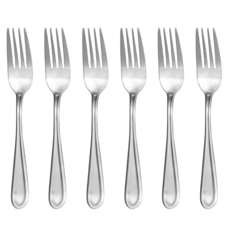 6-Piece Malibu Satin Salad Fork Set
