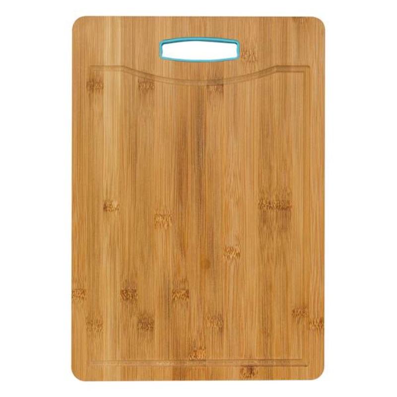 Bamboo Cutting Board with Silicone Handle, 11×8